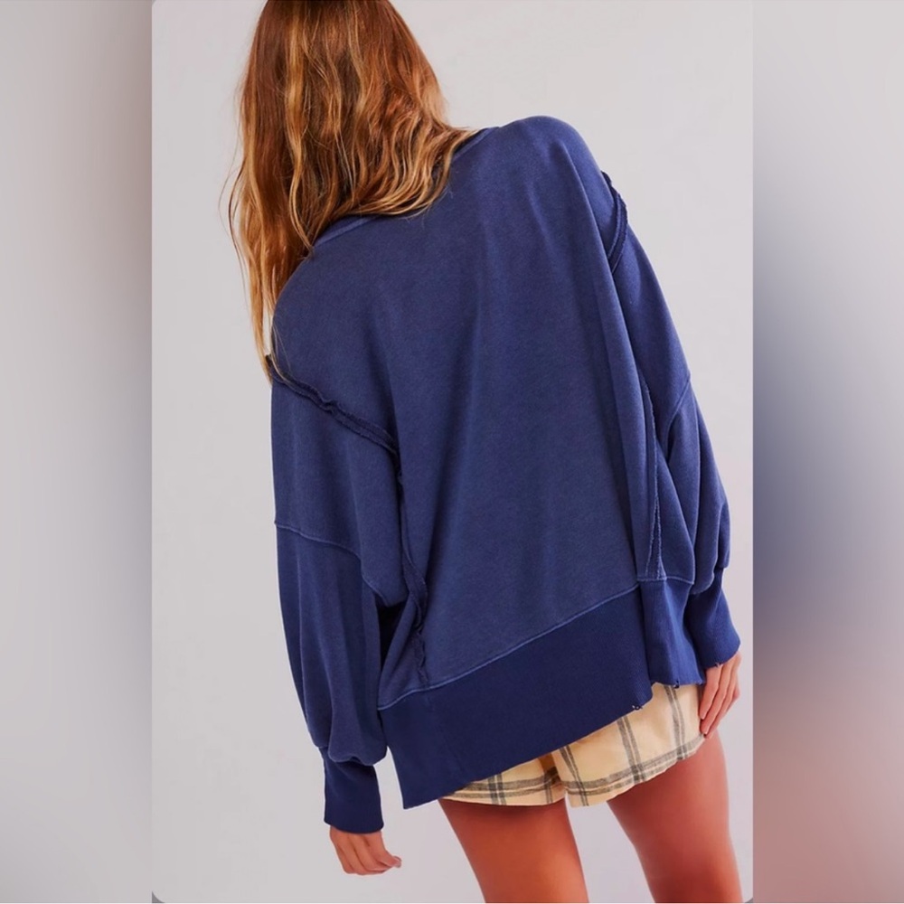 NWT Free People Camden Sweatshirt - Picture 4 of 13